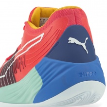 Puma Halowe buty do gry Fusion Nitro czerwone/wielokolorowe męskie